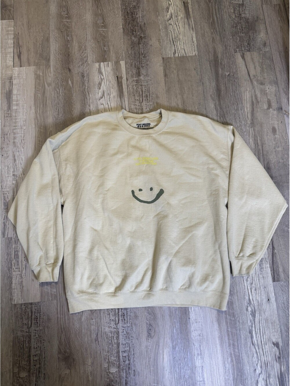 Post Malone 2024 If Y’all Weren’t Here Tour Crewneck Sweatshirt XL Austin